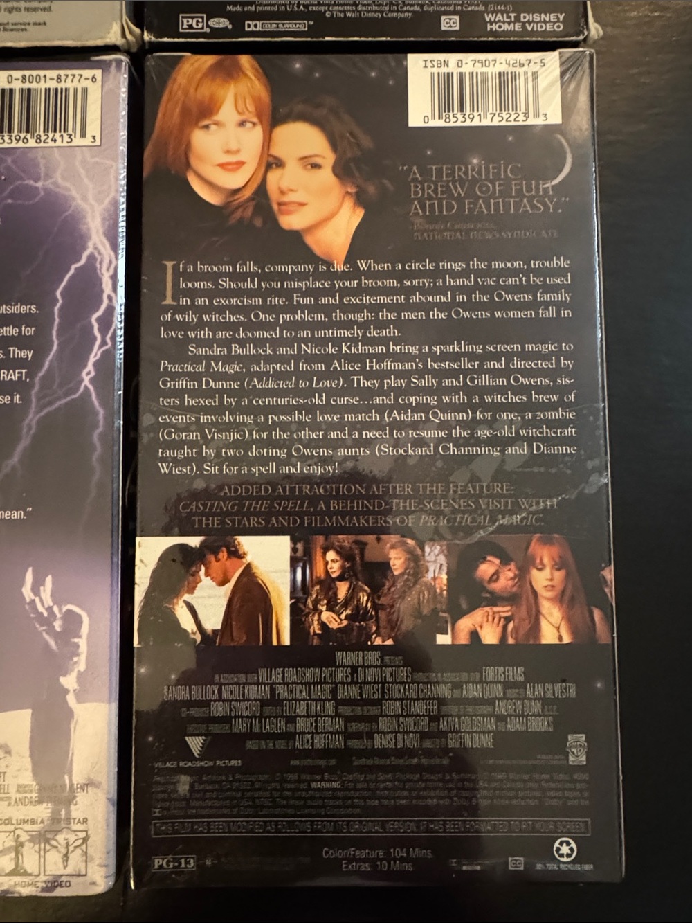 PRACTICAL MAGIC 🪄 THE CRAFT, HOCUS POCUS, the Witches _ 4 VHS 📼 lot. 2 sealed! 💫 - Picture 11 of 14